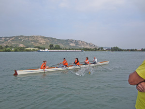 la découverte de l'aviron