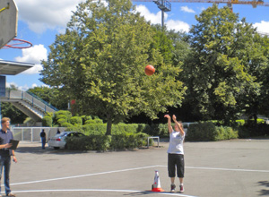 jeu de basket du samedi après-midi