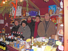 le stand du comité et les bénévoles