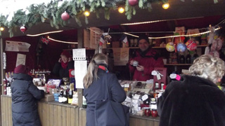le stand du marché