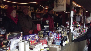 le stand du marché
