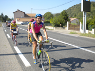 Florent Roucoules en tête du peloton