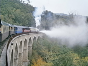 vue du train des cévennes
