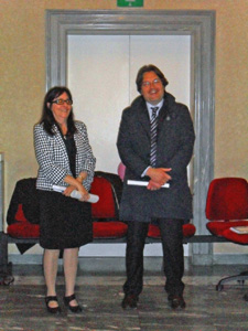 Lemaire d'asti et la responsable jumelage d'asti